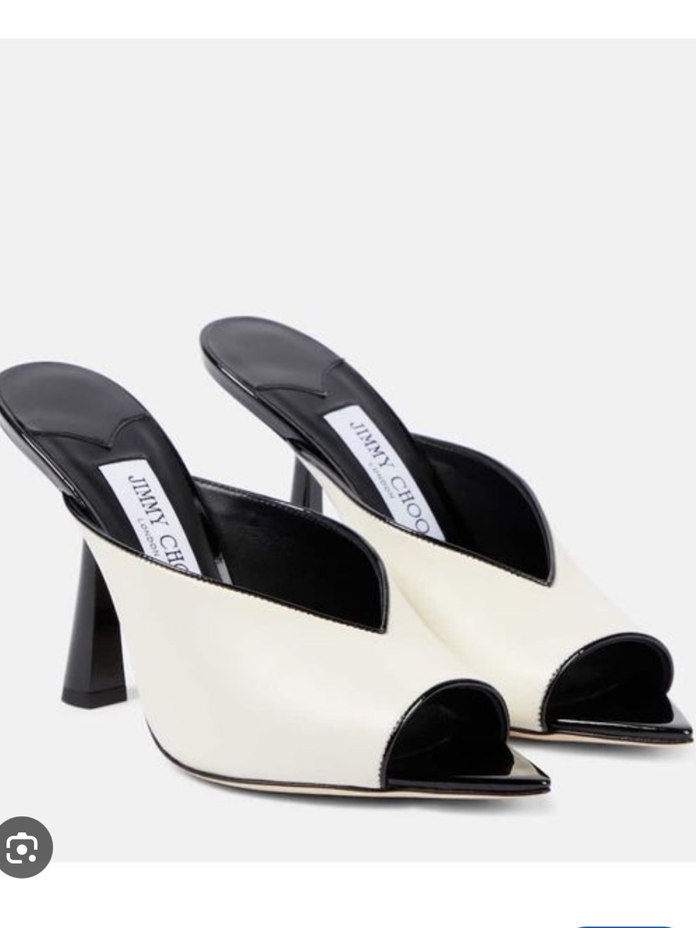 Jimmy Choo Maryanne 100 Leather Mules (39)